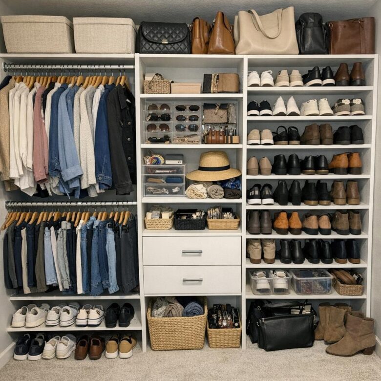 Best Closet Organization Ideas for Clothes, Shoes, and Accessories