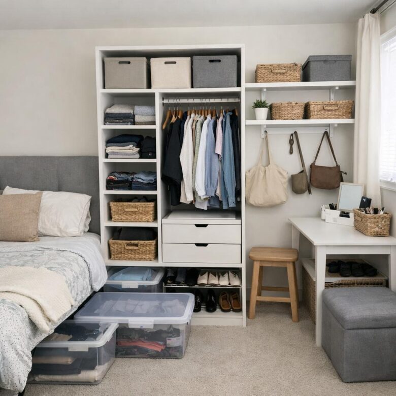 Best Small Bedroom Storage Ideas for a More Organized Home
