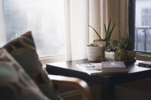 home, house, interior, design, living, bedroom, side, table, ceramic, pots, potted, plants, nature, cactus, aloe
